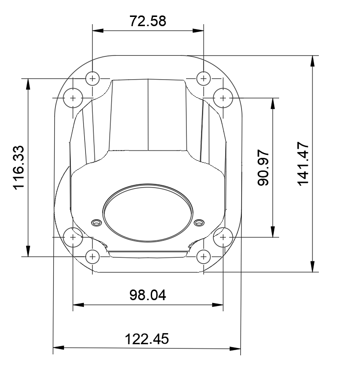 Chevy Dodge D/W Series Pickup And Dakota Filler Neck Bezel ABS brand new